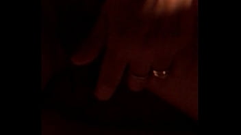 My wife play and cum with dildo