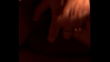 My wife play and cum with dildo