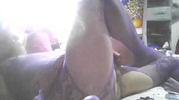 Jerking off while weearing a body suit