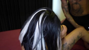 Superhot cute alt girl shows how much of a whore she can be while taking cock bareback