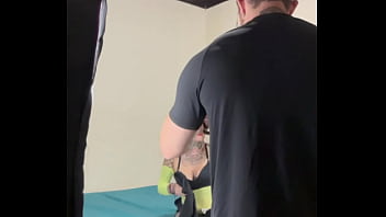 Bastidores da primeira cena da punk loka a gostosa tatuada rabuda