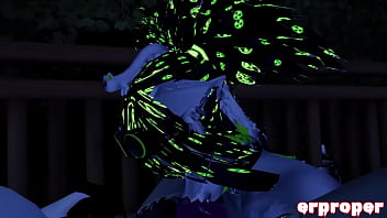 Vrchat blowjob in a hot tub