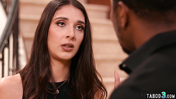 Hot latin slut visits a her lovers stepson t get his big black cock