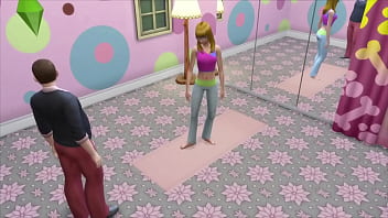 The sims family happy