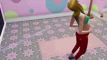 The sims family happy