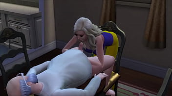 The sims family happy