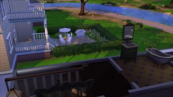 The sims family happy