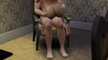 The sims family happy