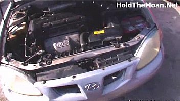 Hot babe marie did it in public