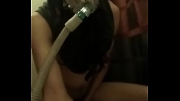Penis tickeling oxygen mask fun 2