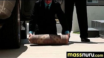 Slippery nuru massage for lucky dude 18