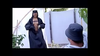 Fabiola scares her man with a prank then fucks him hardcore