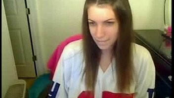 Cute y fucking herself at