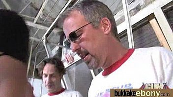 Gorgeous Ebony Lady Sucks White Dicks And Gangbang Fucking 13 thumbnail