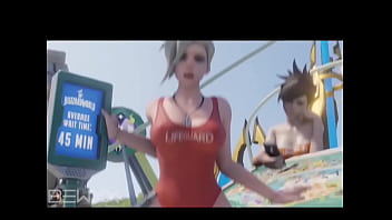 Loira salva vidas gostosa