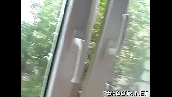 Horny brunette tanya c on fat love stick