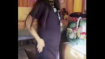 Afternoon strip tease and quick play time