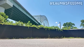 Sucking raw dick by the bridge