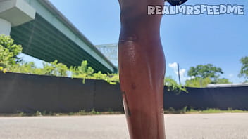 Sucking raw dick by the bridge