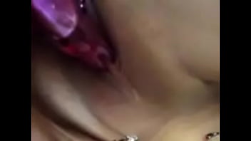 Cute brunette self love