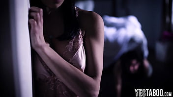 Big tits latina teen stepdaughter lets desperate stepdad rail her