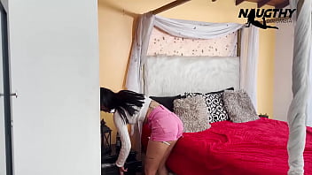 A delicious surprise to my boyfriend by video call