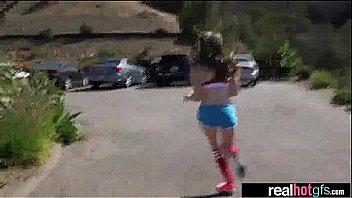 Superb amateur gf alice march like to perform in sex tape clip 2