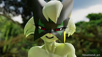 Follando una meowscarada salvaje en el campo