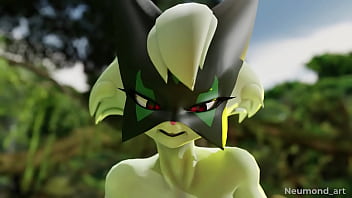 Follando una meowscarada salvaje en el campo