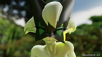 Follando una meowscarada salvaje en el campo