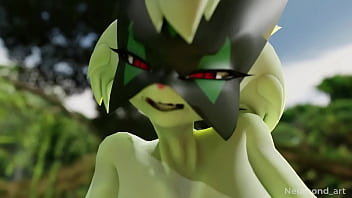 Follando una meowscarada salvaje en el campo