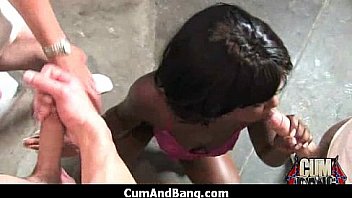 Nice Ebony Fucked By Several White Guys In All Holes 26 thumbnail