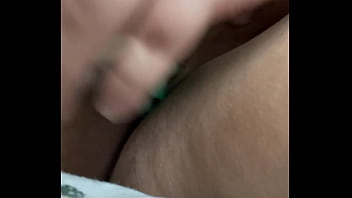 Amateur woman plays with creature cock