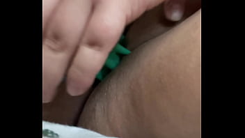 Amateur woman plays with creature cock