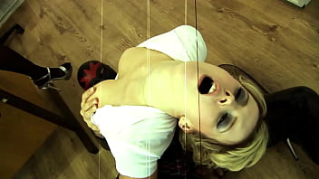 She lets her tattooed hunky costar finger her useless vagina before putting her legs