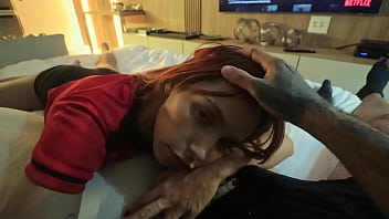 Shy coworker want to fuck after quick nap