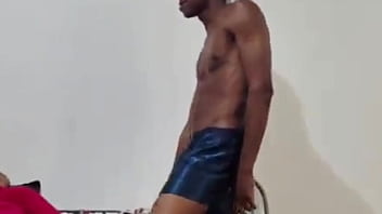 Negro was resting while his slutty girlfriend was wildly having sex with his cousin