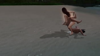 Поебалась с водолазом на песчаном пляже