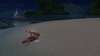 Поебалась с водолазом на песчаном пляже