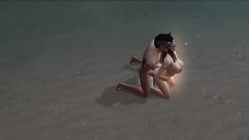 Поебалась с водолазом на песчаном пляже