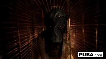 Hot babe has some fun