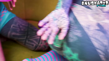 Alt girls getting wild with intense toys and having fun with their asses