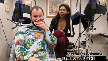 Minnie rose sucks dick and gets blasted full of cum