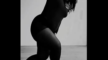 Pinay pole dancing with heels and doing aerial hoops