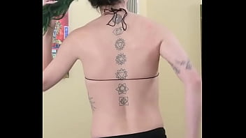 Kit summers part 3 in the little black bodysuit and a gothic miniskirt