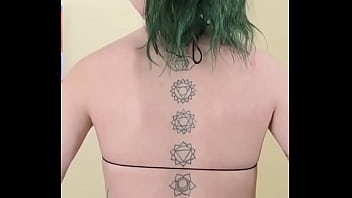 Kit summers part 3 in the little black bodysuit and a gothic miniskirt