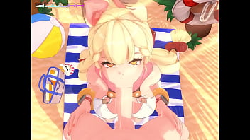 Mamada alice zenless zero 3d termina en su boca 1080p 60fps