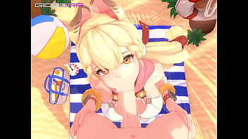 Mamada alice zenless zero 3d termina en su boca 1080p 60fps