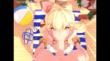 Mamada alice zenless zero 3d termina en su boca 1080p 60fps