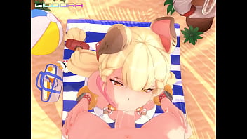 Mamada alice zenless zero 3d termina en su boca 1080p 60fps